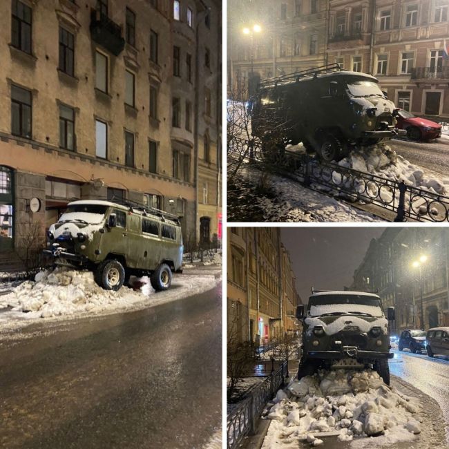 На Моховой улице заметили инсталляцию, вобравшую в себя сразу несколько тем ушедшего года: «буханка» цвета..