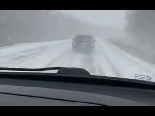 Трасса Ростов-Волгодонск ❄️ 

Водители, будьте..