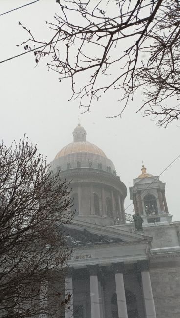 Вместе с другими достопримечательностями в Петербурге словно перекрасили Александрийский столп. Выглядит..