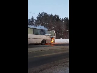 Видео с горящим автобусом Пермь-Чайковский отправили наши..