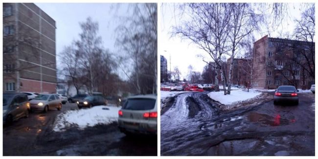 По газону и тротуару объезжают водители перекрытую дорогу в Новосибирске.

Это происходит на улице Степной,..