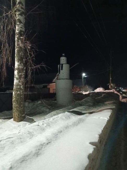 В Чайковском школьники построили огромного снеговика высотой около 6 метров

📸Егор..