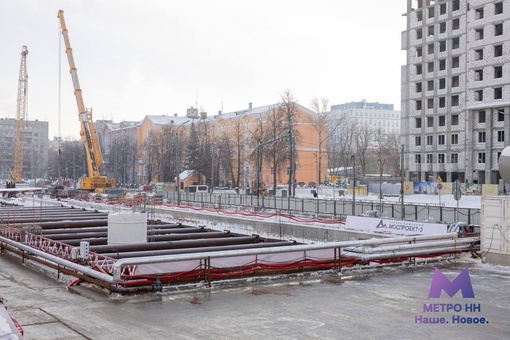 🚇На площади Сенной сегодня запустили тоннелепроходческий щит «Владимир». Он будет прокладывать тоннель к..