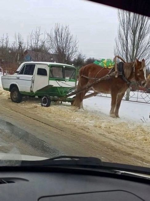 Необыкновенный транспорт из Урюпинска..