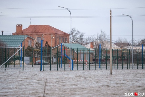 Станица Грушевская под водой..