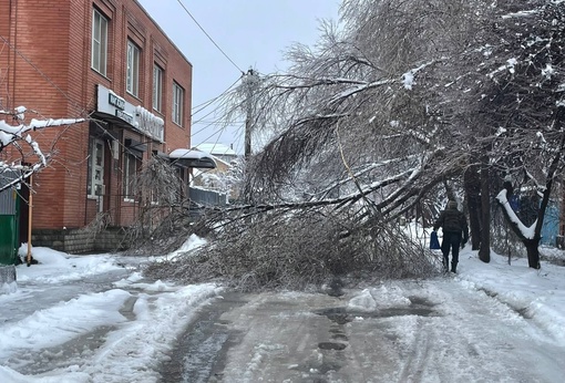 В части Ростовской области из-за ледяного урагана без света остались 195 тысяч жителей.

На утро 11 февраля..