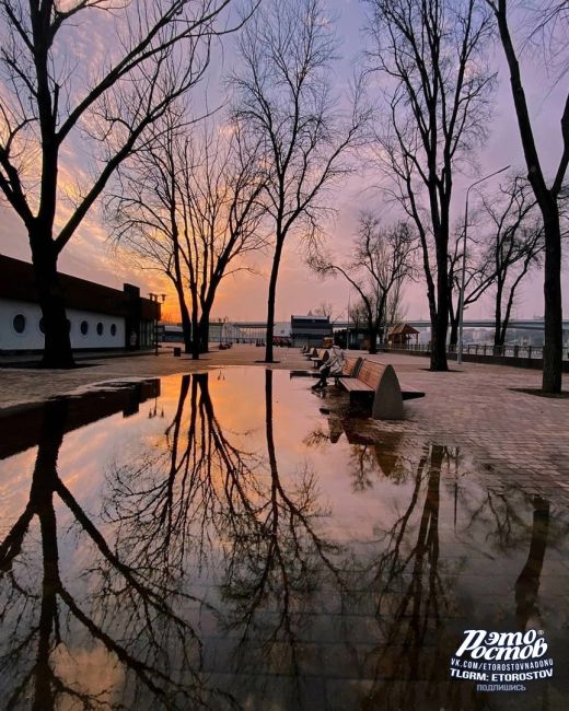 🧡 Оранжевый закат в Левобережном..