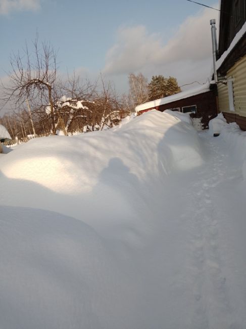 Этой зимой в Пермском крае выпало на 30% снега больше, чем в прошлом..