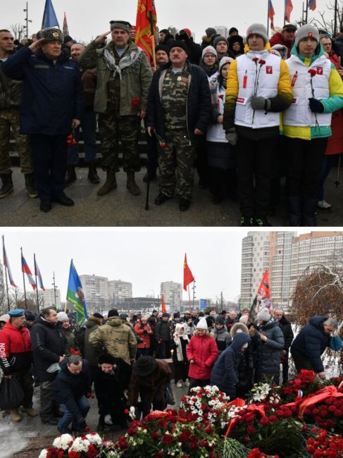 В Петербурге отметили 35-ю годовщину вывода советских войск из Афганистана. Возложение цветов сегодня прошло..