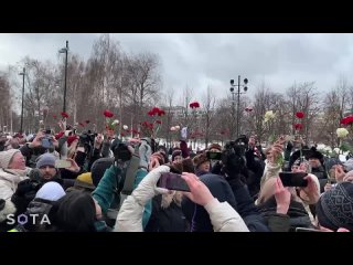Акция родственниц мобилизованных проходит в Москве

Женщины выступают против бессрочной мобилизации..