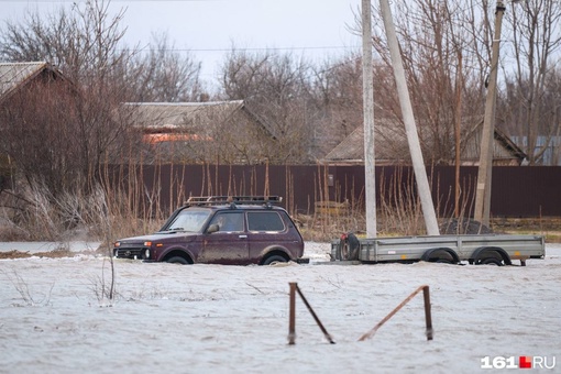 Станица Грушевская под водой..