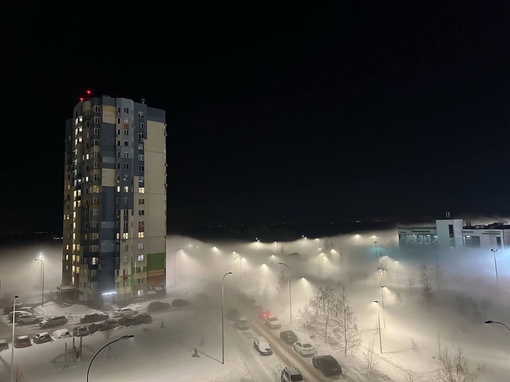 Туман в феврале..