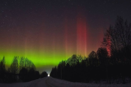 Северное сияние заметили в Городецком районе

Фото: Ян Кемпи
..