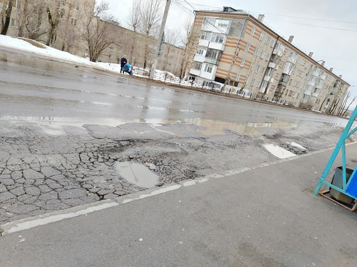 В Соликамске сегодня тоже не сладко, асфальт..