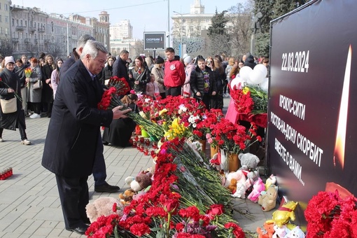 Ростовская область скорбит вместе со всей страной

Фото: тг/Василий..