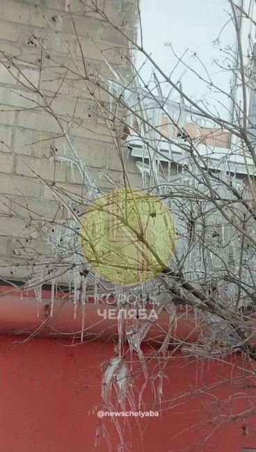 Из-за смены температур в Челябинске появились ледяные деревья. 

Фото: Короче,..