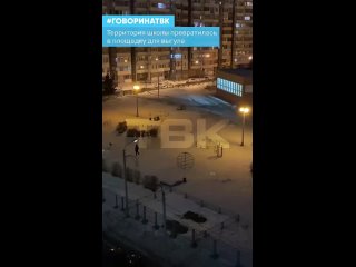 Территория школы превратилась в площадку для выгула 🐕

Автор видео рассказала, что двор школы №150..