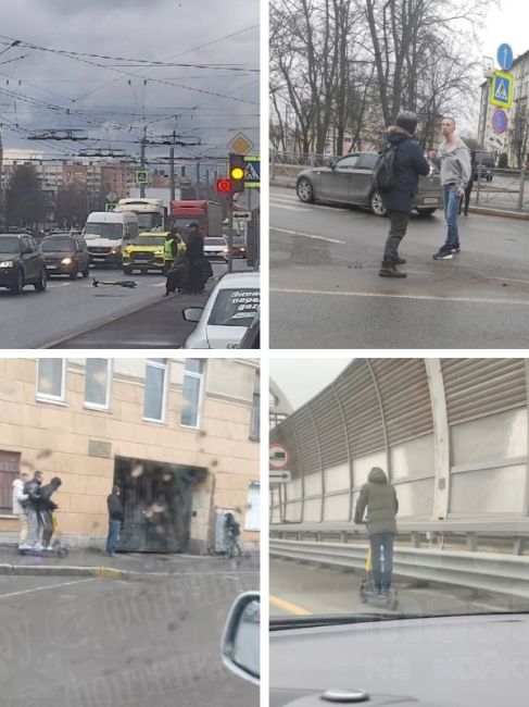 Сезон электросамокатов в Петербурге стартовал и соцсети уже полны кадров с безумствами их пользователей...