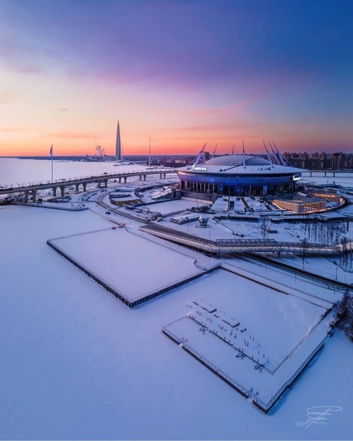 😍 Стадион «Газпром Арена» с высоты птичьего..