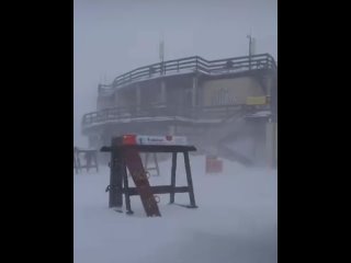 В горах Сочи за ночь выпало до 40 сантиметров снега. 

Такая..