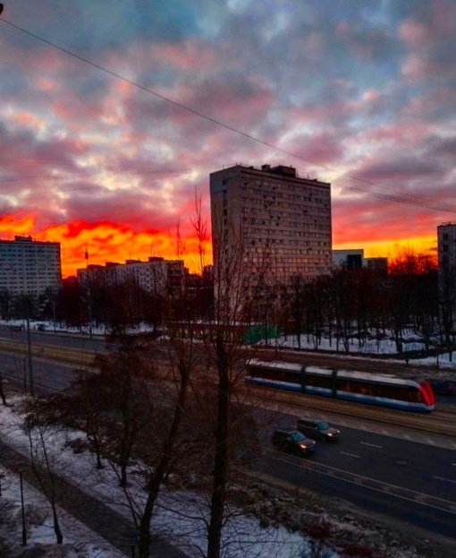 Сегодня снова был очень живописный..