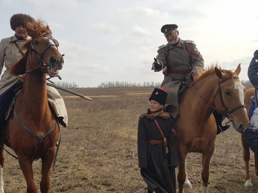 В станице Егорлыкской прошли бои между красной и белой армиями. 

Военно-историческая реконструкция была..