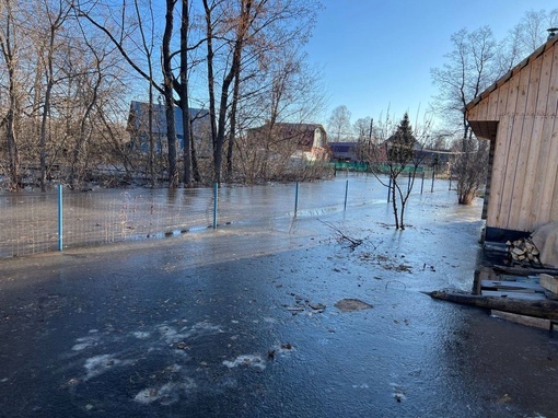 Большая вода добралась до Борского Кантаурово
..