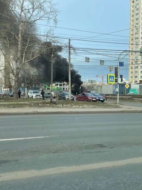 🗣️ На Комсомольском шоссе сегодня сгорело..