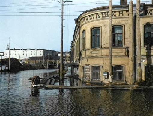 В прошлом Казань тоже переживала масштабные наводнения. Так резкий приход тепла в конце апреля 1926 года..