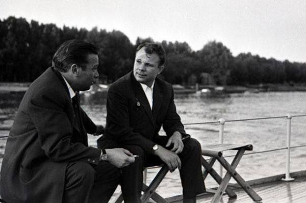 Фотоснимки посещения Юрия Гагарина Ростовской области летом 1967 года. Гостил первый космонавт в станице..