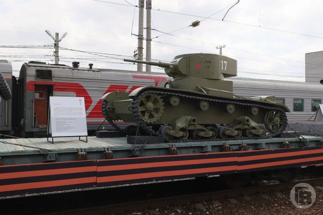 В Волгограде на железнодорожной станции Волгоград-II завершилось формирование уникального ретропоезда..