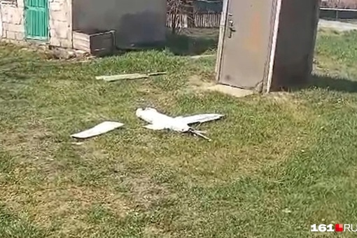 В Ростовской области беспилотник самолетного типа упал во двор частного дома. 

Инцидент случился 7 апреля..