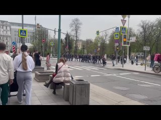 Репетиция Парада Победы началась в центре..