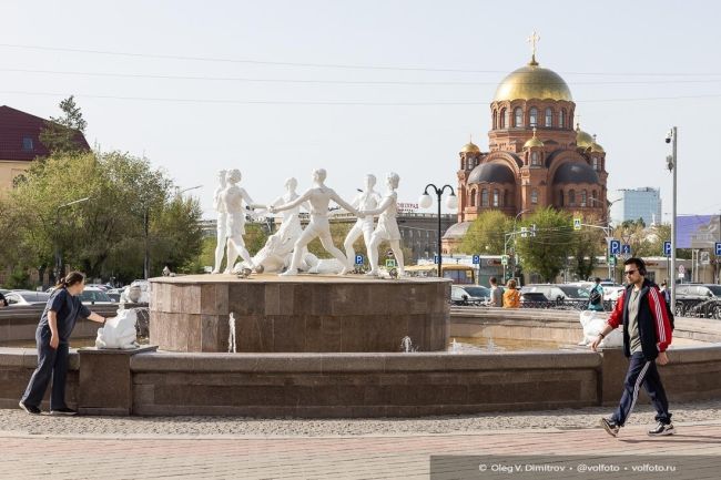 В Волгограде начинается сезон фонтанов..