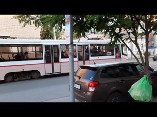 В ростовских трамваях проходят съёмки то ли музыкальных клипов, то ли художественных фильмов..