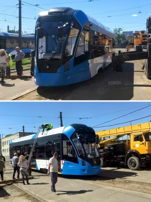 В Волгограде завершили разгрузку и распаковку двух новых трамваев «Львёнок» 🚃

Совсем скоро два этих новых..