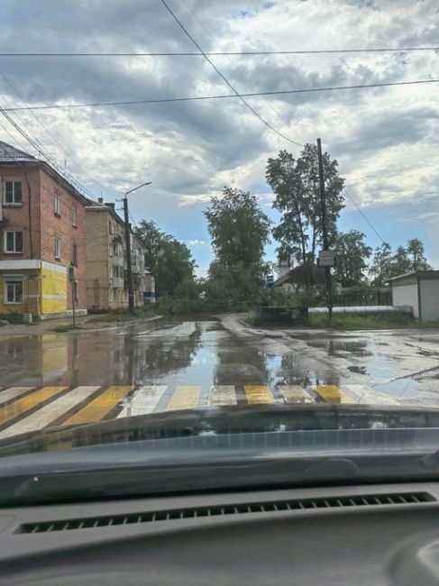 В Яйве и Соликамске вчера прошел ураган. Зафиксирован ветер 25 м/с..