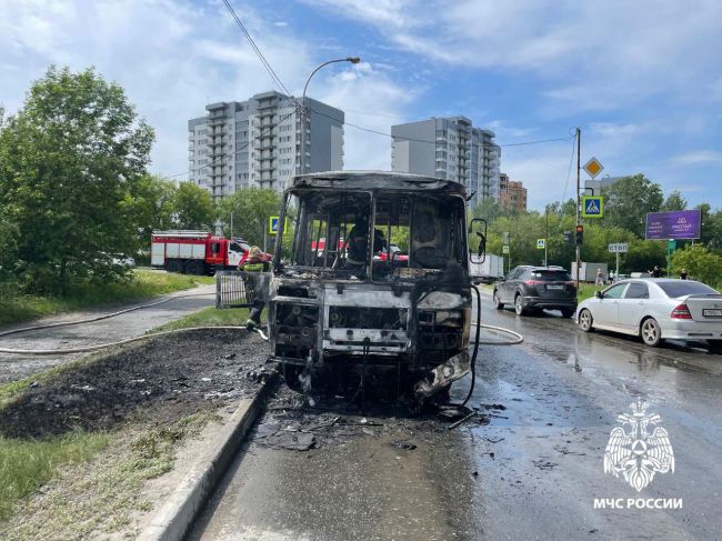 Маршрутка сгорела в Новосибирске 

До прибытия пожарных из автобуса самостоятельно эвакуировались водитель..