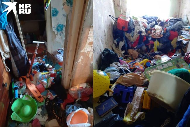 Опека и родственники забрали детей, которые жили в груде мусора в квартире в Новосибирске 

- Мне сказали, что..