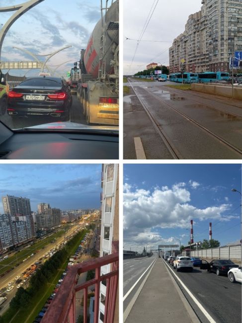 Каким видят Петербург автолюбители каждый раз в начале июня, когда проходит..