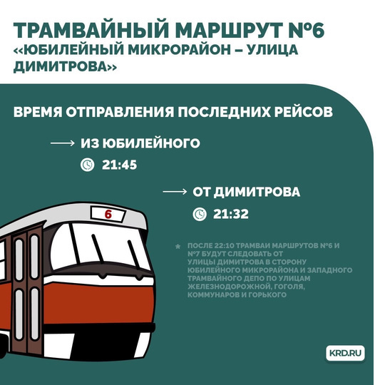 В связи с ремонтом трамвайных путей на улице Дмитриевская Дамба вечером 22 июля изменится работа трамвайных..
