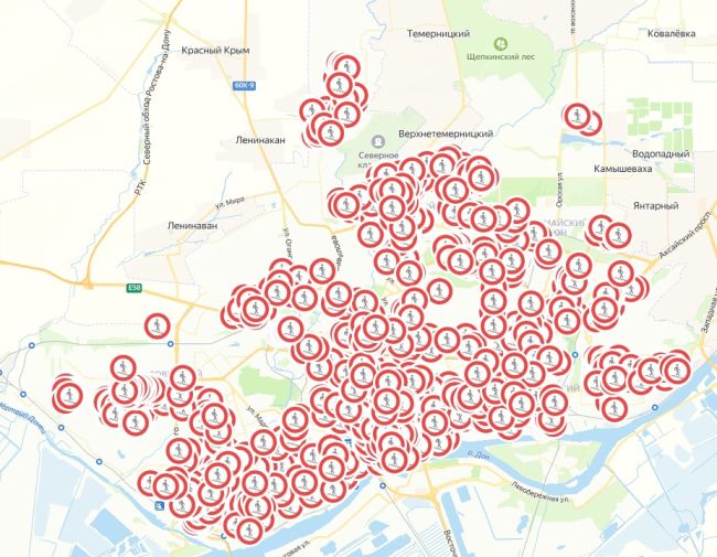 Власти Ростова опубликовали карту «заглубленных помещений», для укрытие в случае воздушной и иной атаки на..