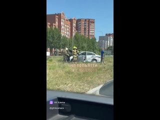 В Самарской области люди пострадали в ДТП с легковыми автомобилями 
Кадры с места событий 

В Тольятти..