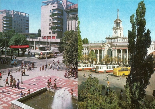 Очень теплая коллекция открыток с Краснодаром, 1982 год...
