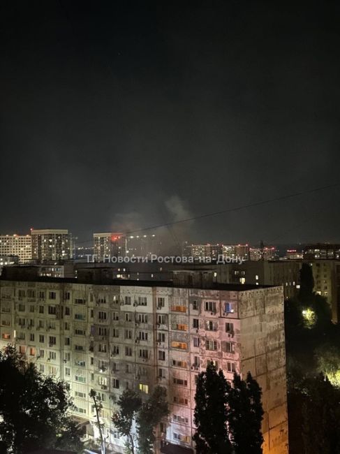 Читатель сообщает о пожаре на Проспекте..
