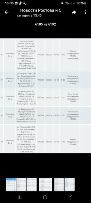 💡Ростов-на-Дону, в 13:06 произошло технологическое нарушение в сети 10 кВ, что привело к частичному отключению..