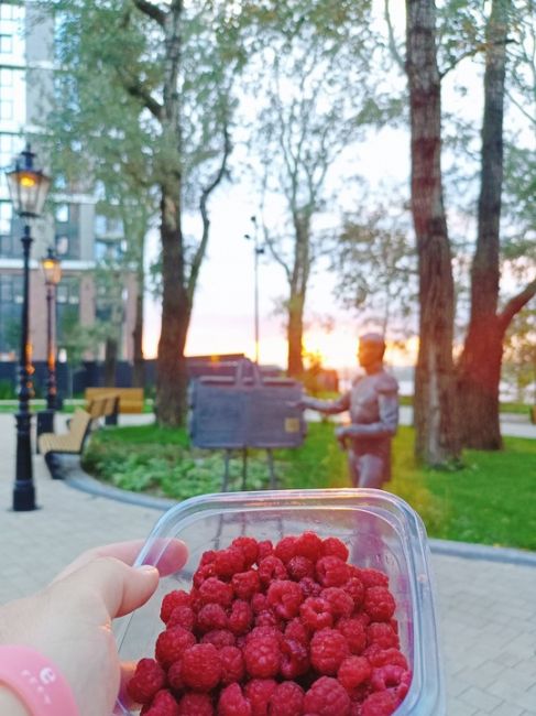 Малиновый закат 🍓

Присылайте, что делаете прямо..