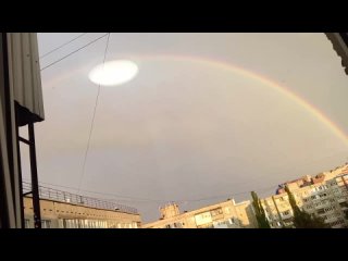 😍В небе над Уфой после дождя появилась радуга 
 
🌈Красивые снимки от наших подписчиков! 
 
А какая у вас..