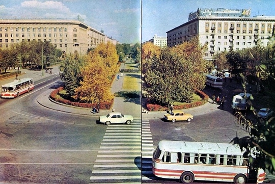 Волгоград раньше – это город разноцветных ВАЗов и «Москвичей» 😍😍😍

🚗🚙🚌 На дорогах города можно было..