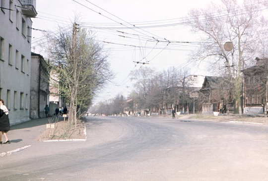 Улица Горького. Метро "Горьковская", 1975..